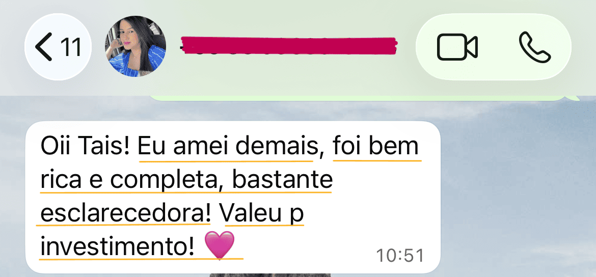 Depoimento de participante da Imersão