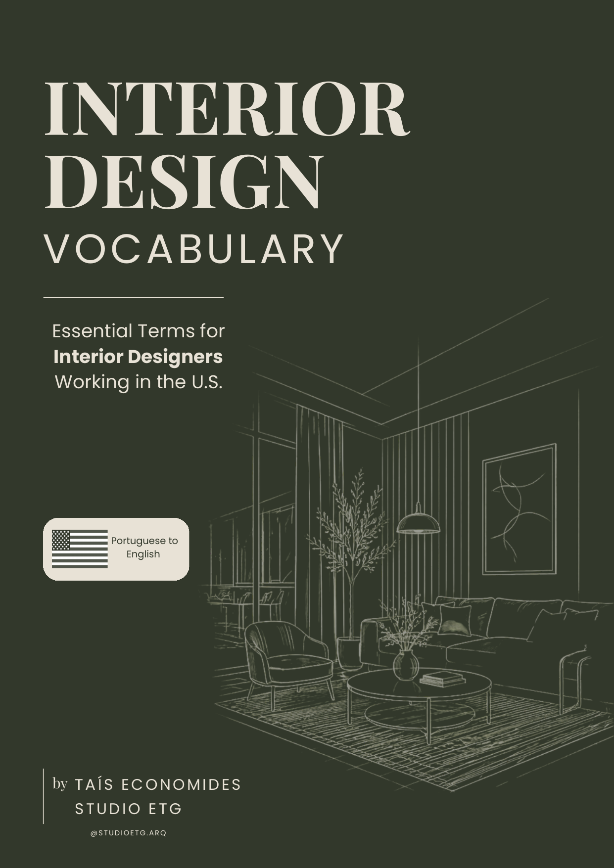 Capa do Interior Design Vocabulary for U.S. Projects